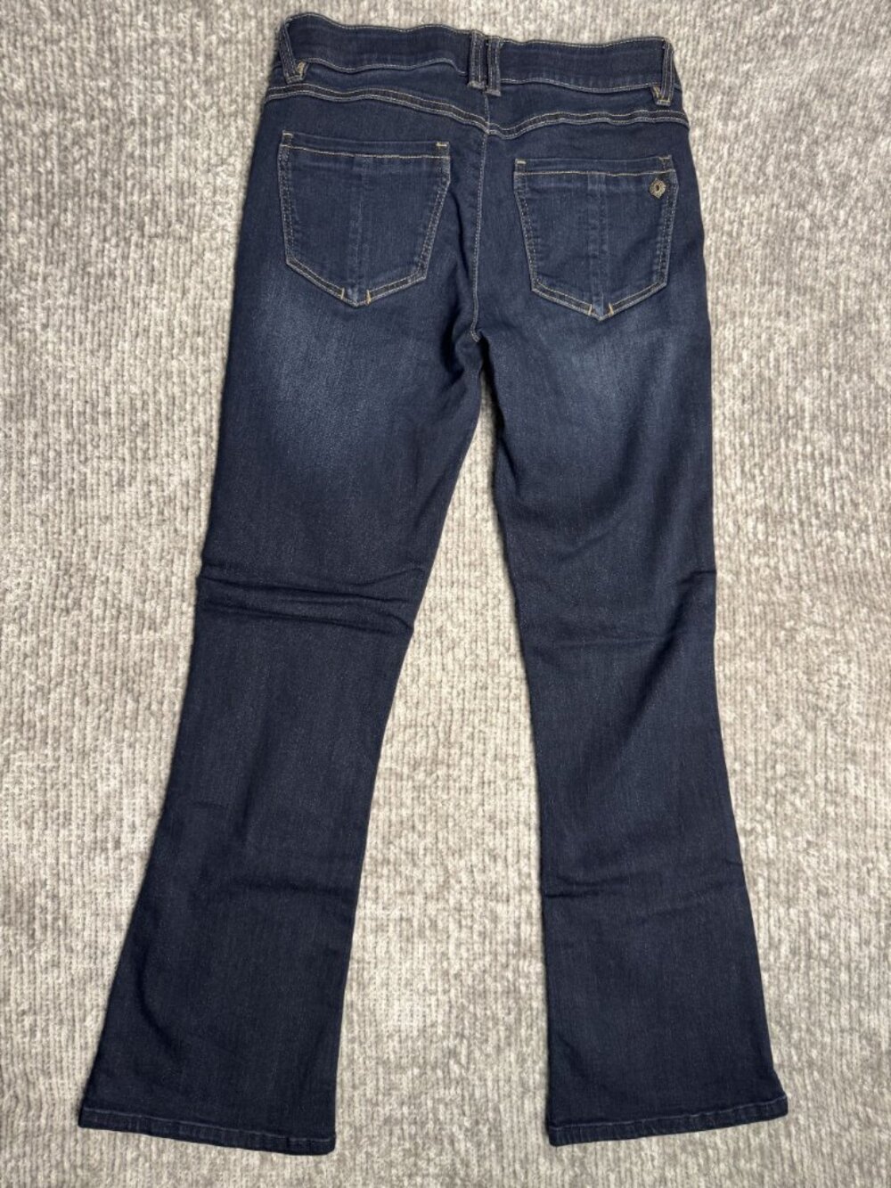 Democracy Ab solution Dark Wash Bootcut Jeans Women’s 4P Petite Denim - Picture 4 of 7